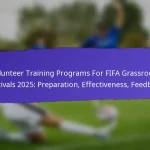 Partnerships With Local Organisations In FIFA Grassroots Festivals 2025: Collaborations, Benefits, Outcomes